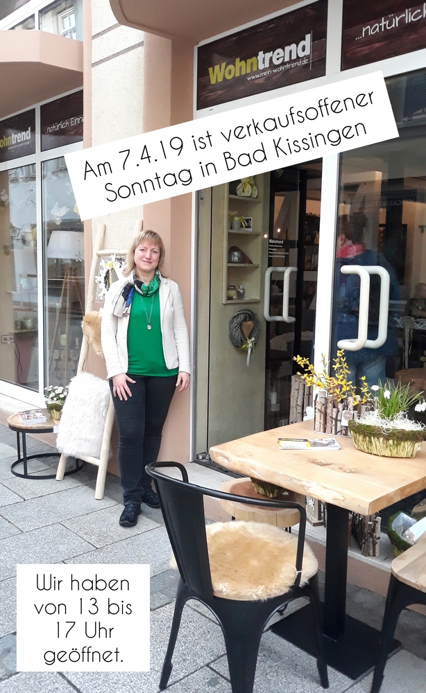 Verkaufsoffener Sonntag Wohntrend Bad Kissingen
