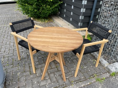 Seilgeflecht-Sthle-Teakholz-Esstisch-rund-massiv