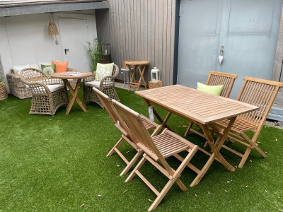 Teaktisch-massiv-Geflechtsessel-Lounge-Outdoorkissen