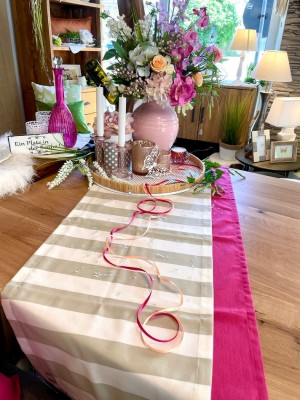 laufer-streifen-outdoor-geeignet-uni-pink-torino